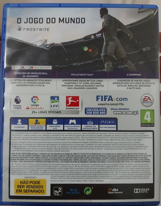 Fifa 18 para PS4