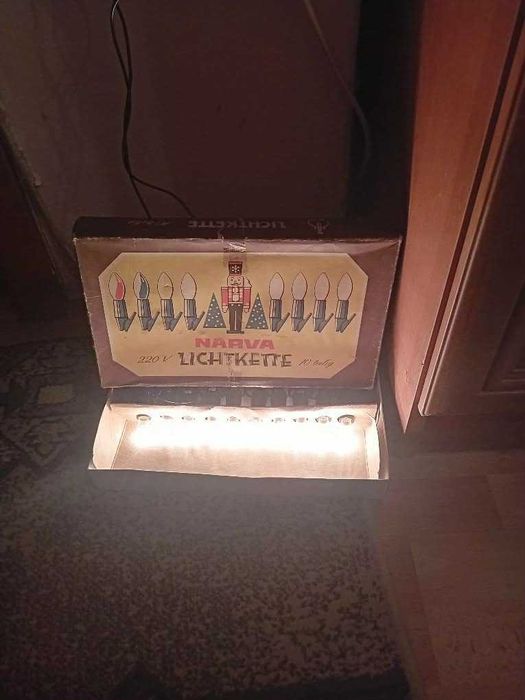 Lampki świąteczne PRL