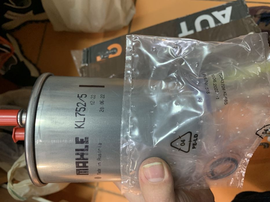 Топливный фильтр mahle 752/5d megane 3 scenic 3