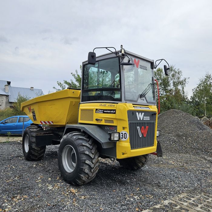 Wozidło Wacker neuson Dual Viev 9ton obrotowy kiper wynajmij sprawdź kup