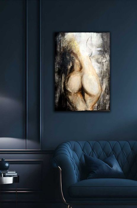 Nowoczesny akt kobiecy – obraz akrylowy 70x50 cm