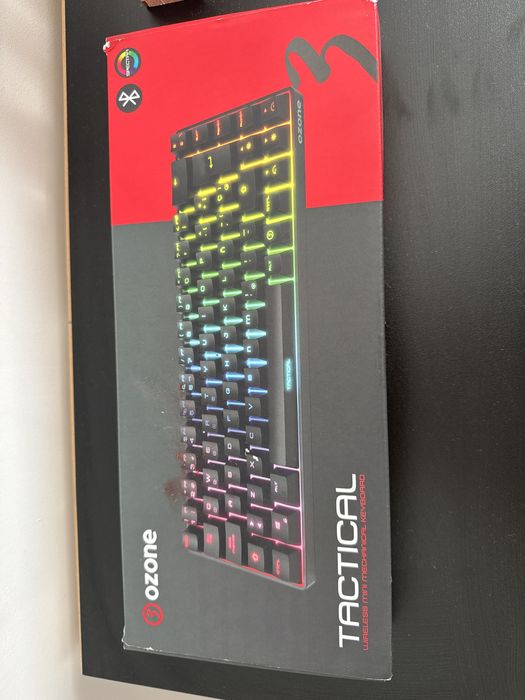 Klawiatura gamingowa ozone tactical 3 RGB  Bluetooth