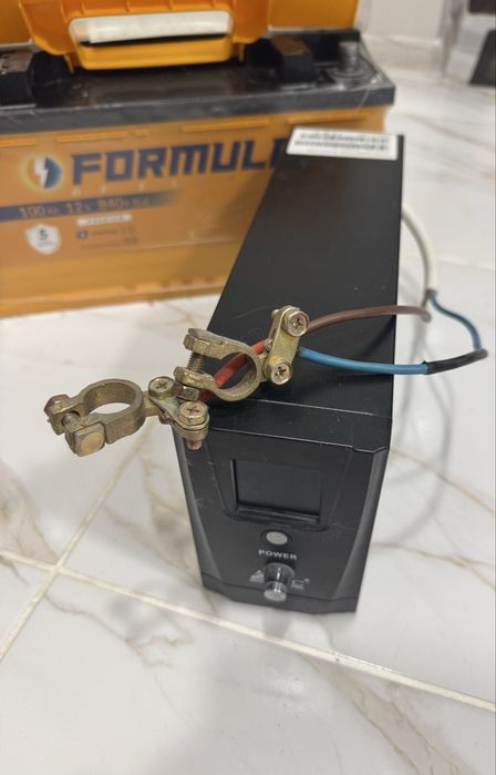 Комплект: акумулятор 100Ah+інвентор+зарядний пристрій