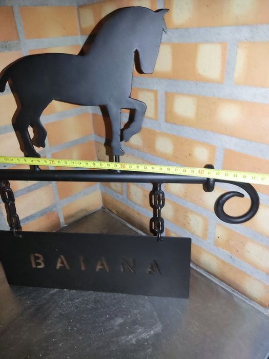 Placas identificação cavalariças