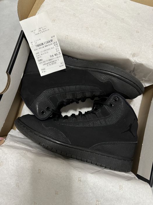 Czarne Sneakersy Nike Air Jordan Excutive Triple Black