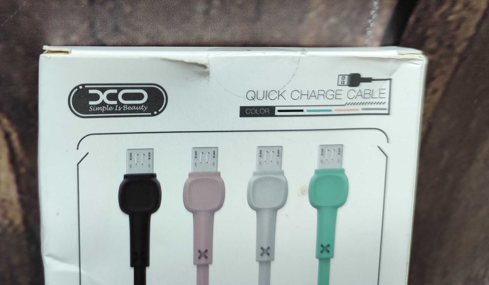 Kabel USB - microUSB typ B XO 1 m