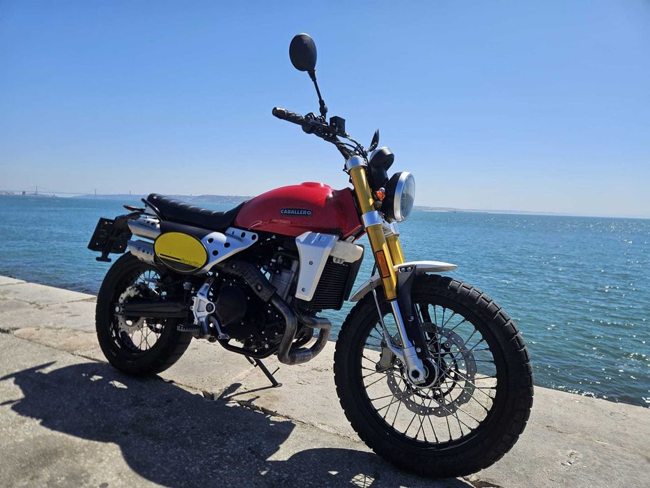 Fantic Caballero 500 Scrambler 2023 — 100% original, revisões na marca