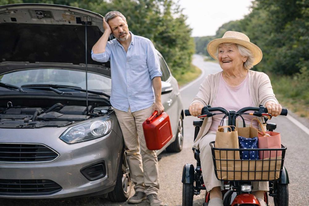 Skuter elektryczny dla seniorów i nie tylko