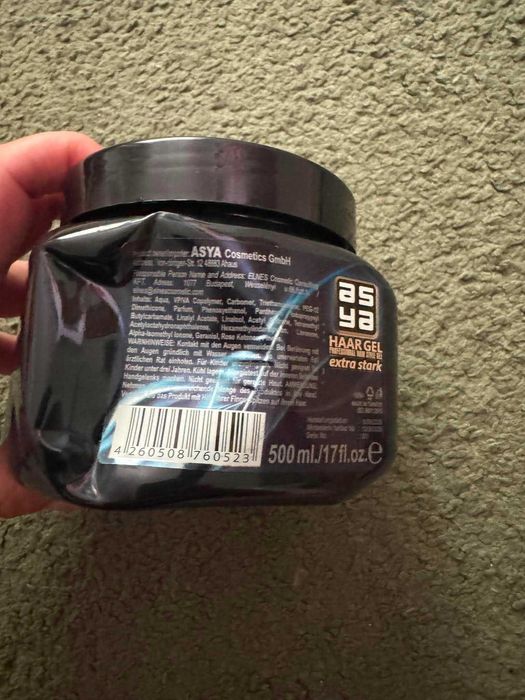 Asya Hair Gel Extra Strong - żel do włosów 500ml 06086(1)