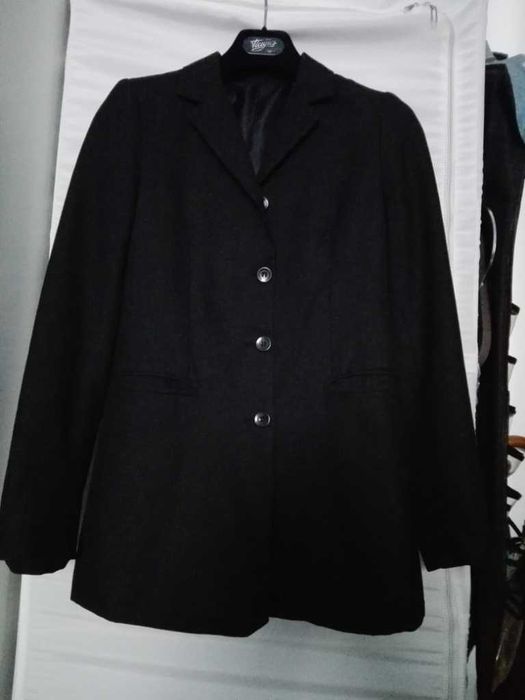 Blazer cinza escuro, tam: S/ M