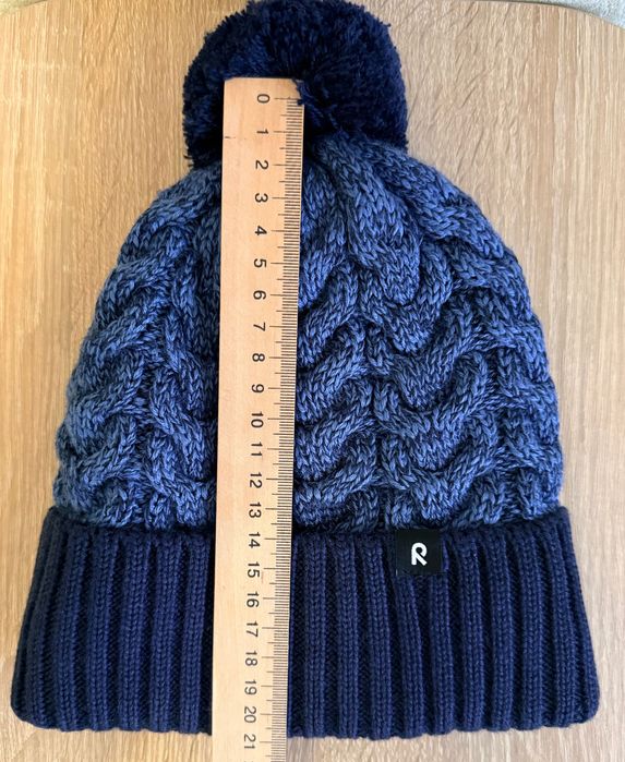 Дитяча зимова шапка біні Reima Routii, р.48/50,вік 1-4 роки, 50% вовни