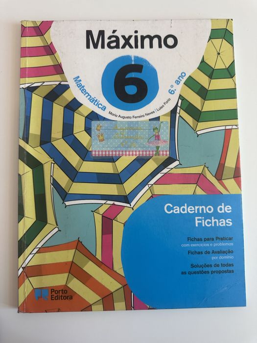 Manual de Matemática 6 ano “Máximo” com Caderno de Atividades