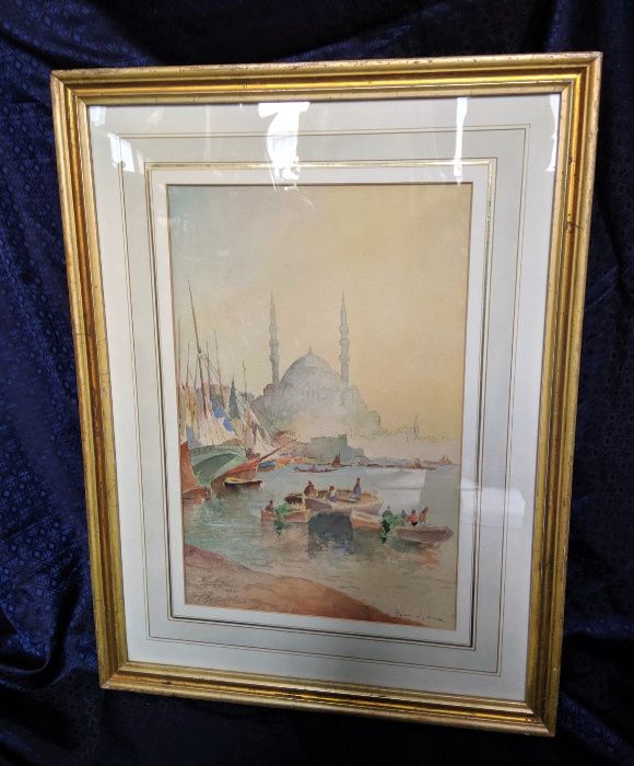 Quadro Mesquita Aguarela
