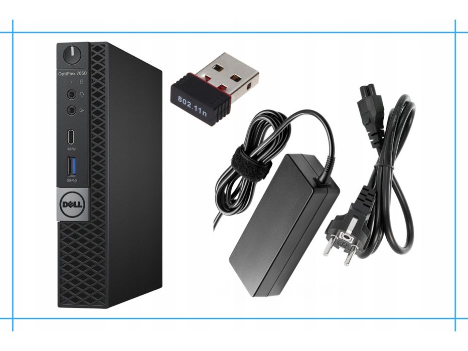komputer mini pc dell tiny i7 6gen 16gb ddr4 1tb ssd win10 pro szybki