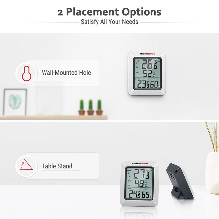 Thermopro Tp60s метеостанція, термометр, гігрометр
