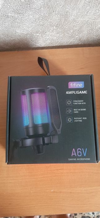 Мікрофон конденсаторний Fifine A6V Ampligeme