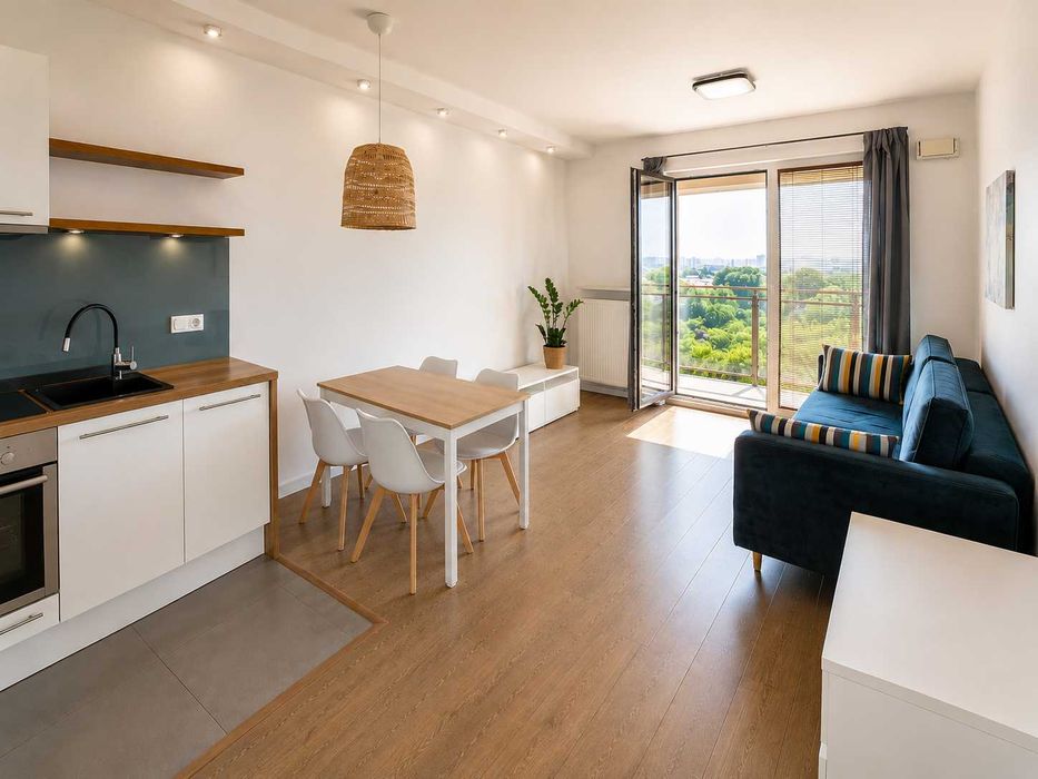 Gocław / Saska Kępa | 2 pokoje | Taras 7 m² | Widok na zieleń