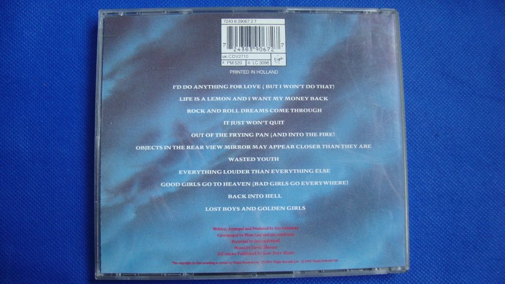 CD . Meat Loaf - Bat out of Hell