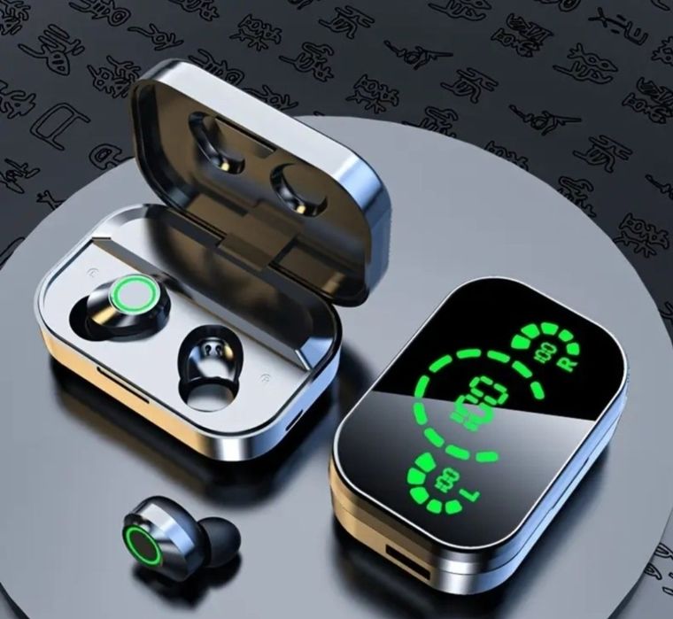 Навушники Bluetooth 5,3 TWS сенсорна гарнітура power bank