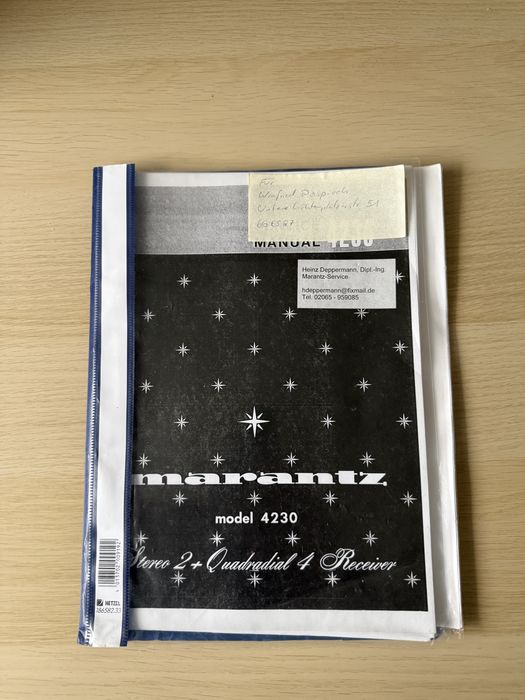 Marantz 4230 - instrukcja - serwis