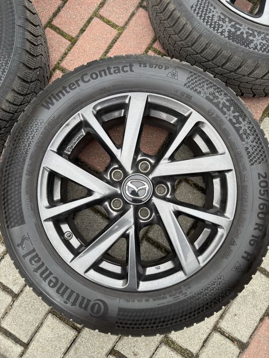 Koła zimowe alufelgi Mazda 16 cali czujniki TPMS