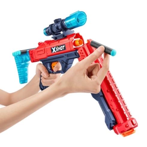 Скорострільний бластер zuru x-shot red excel hawk eye та 16 патронів