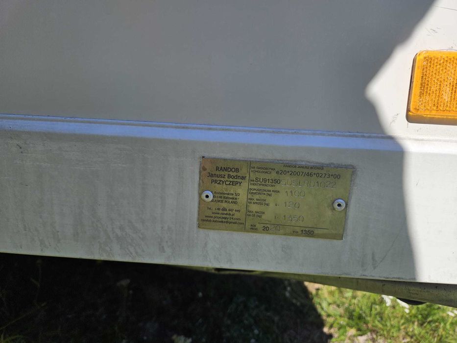 Przyczepa Gastronomiczna 4x2x2,3 - gotowa do pracy