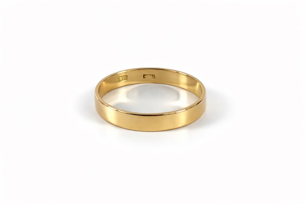 Złota obrączka rozmiar 18
