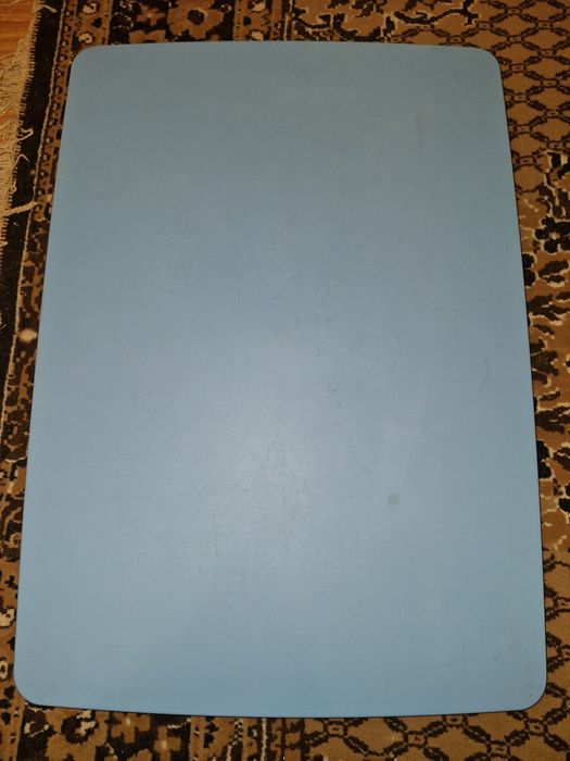 Комплект стіл і стілець дитячий синій Ikea mammut blue