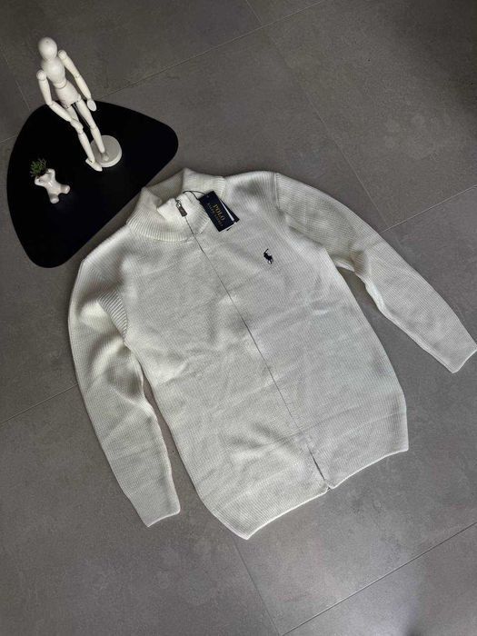 свитр кофта кардиган Вʼязана Polo Ralph Lauren зип zip old MONEY
