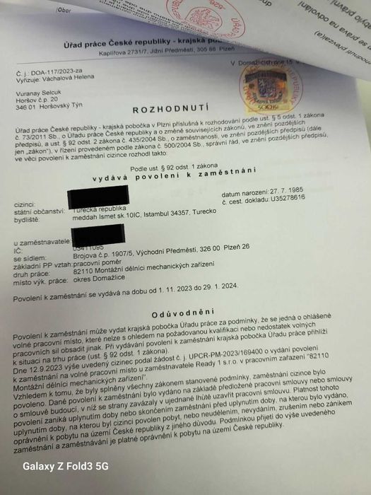 Запрошення на Чеські CZ робочі візи для ІНДІЇ, ТУРЦІЇ І СНД країн