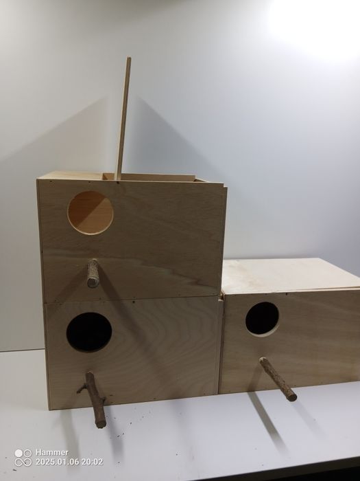 Budki lęgowe dla papug i dzikich ptaków