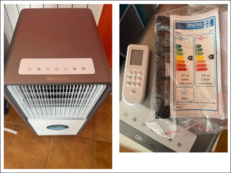 Ar Condicionado Portátil Frio e Calor  - GARANTIA NOVO