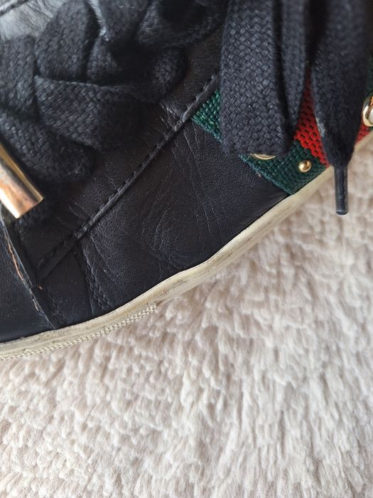 Czarne buty sneakersy Carl Scarpa skórzane trampki 41