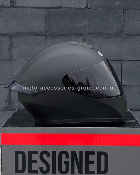 Мотошолом інтеграл FXW чорний матовий шлем интеграл, мотошлем закрытый