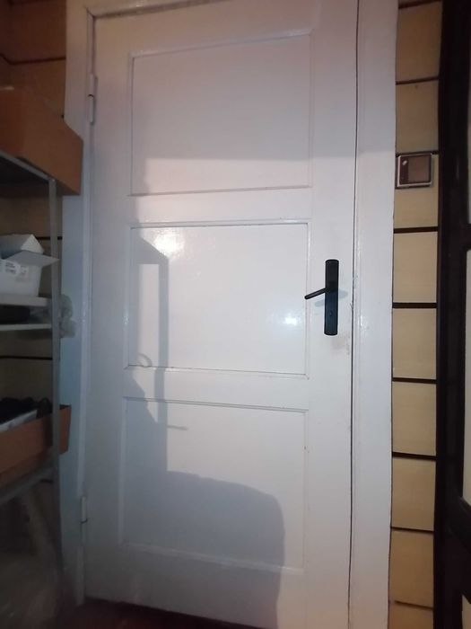 Drzwi wew. drewniane 100 lat poniemieckie (200cm x 92cm)