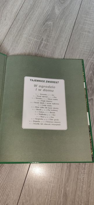 Książka - Tajemnice zwierząt - W ogrodzie i w domu