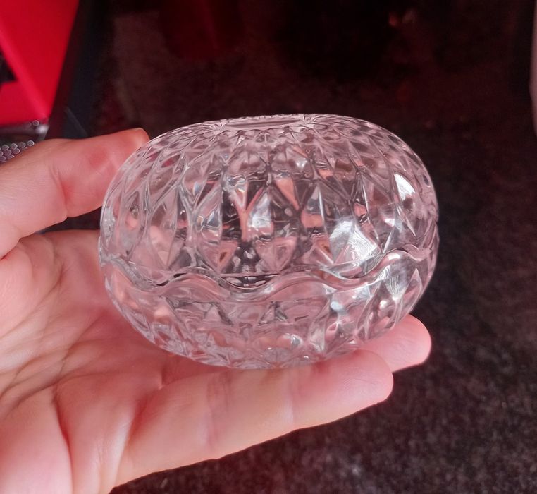 Porta jóias em cristal d' arques