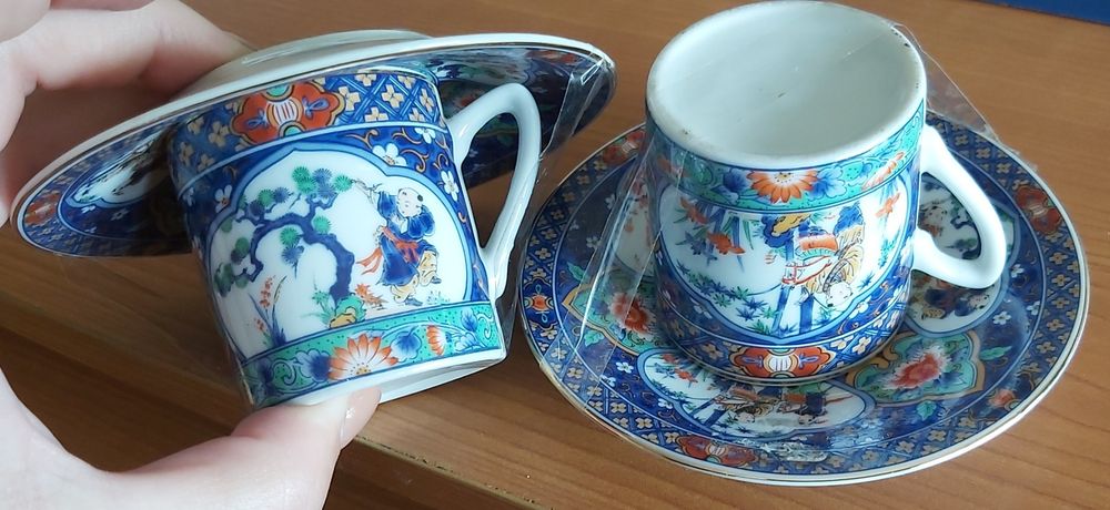 Conjunto 2 chávenas de café (japonesas)