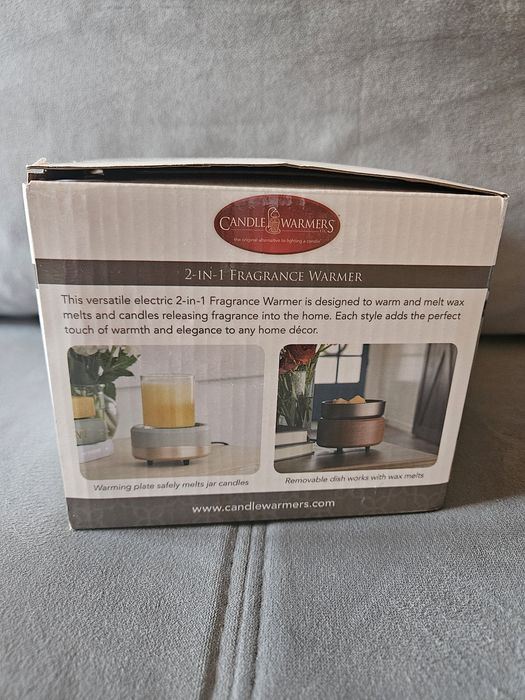 Podgrzewacz świec i wosków Candle Warmers 2 w 1, nowy