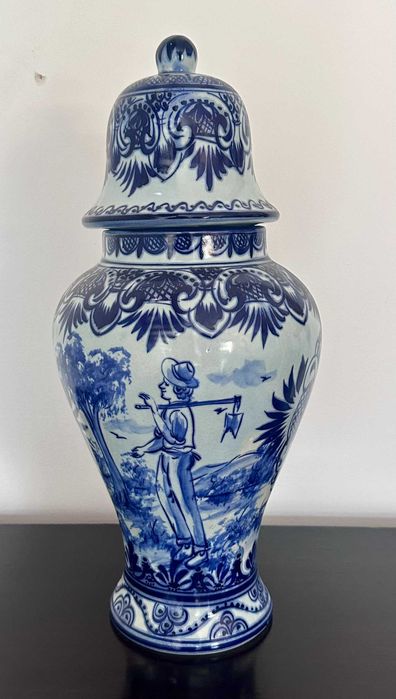 Jarrão (pote de farmácia) – Faiança Coimbra