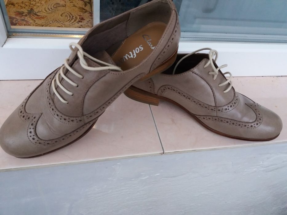 туфли кожа Clarks 38 разм