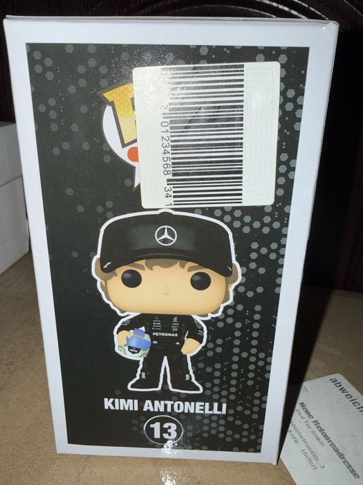 Фанко поп формула 1 funko pop F1 Mercedes-Benz Kimi Antonelli