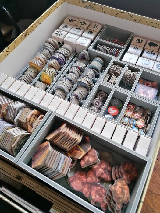 Gloomhaven como novo (com sistema de arrumação)