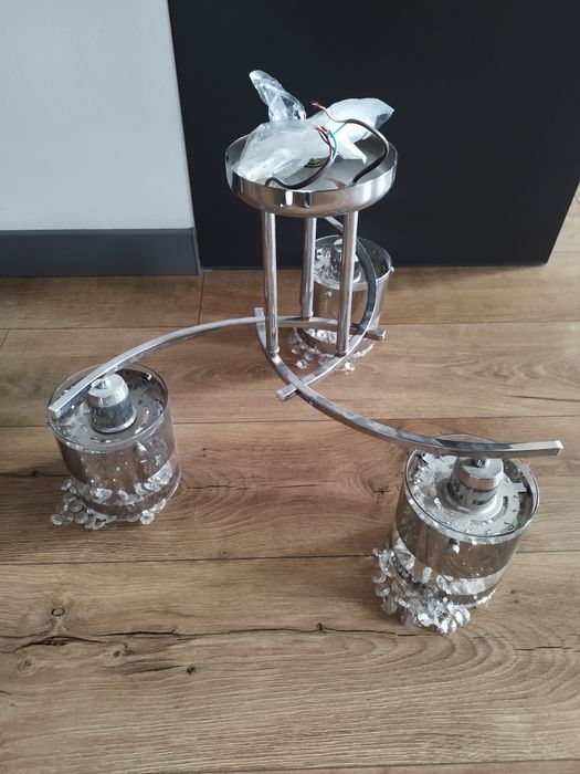 Lampa żyrandol kryształ