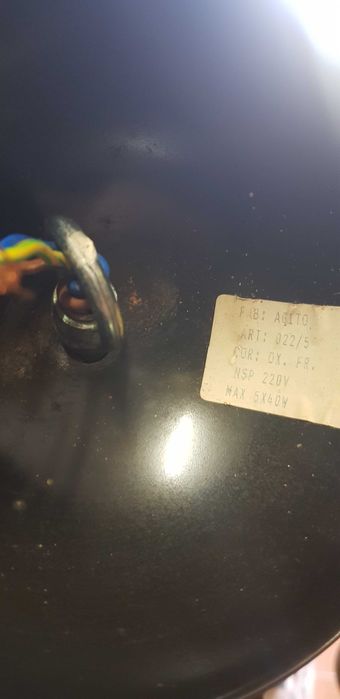 Candeeiro de centro 5 lâmpadas