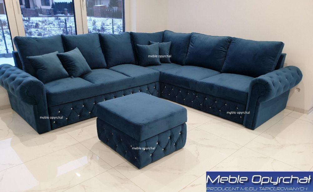 PRODUCENT!! NOWOŚĆ!! glamour narożnik sofa rogówka NR.75