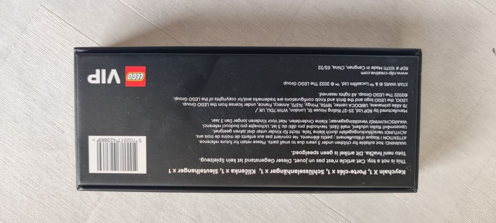 Porta chaves Beskar LEGO Star Wars Mandalorian