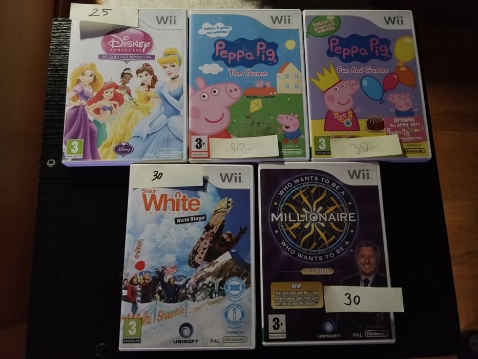 Gry na Wii , Pepa pig, white, millionaire i inne