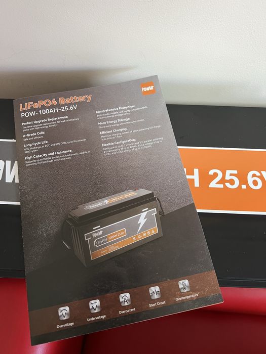 Аккумулятор PowMr Lifepo4 12v 24v